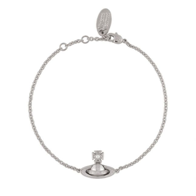 Womens Rhodium/Pearl Simonetta Bas Relief Bracelet