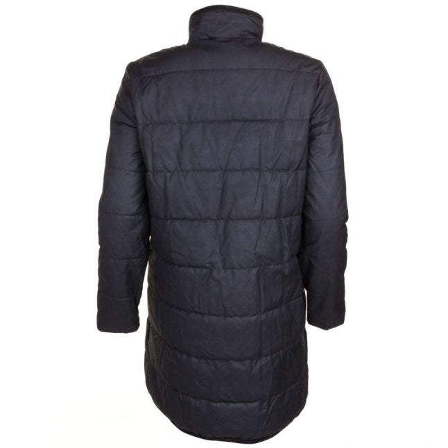 Heritage Womens Black Waxed Baffle Jacket