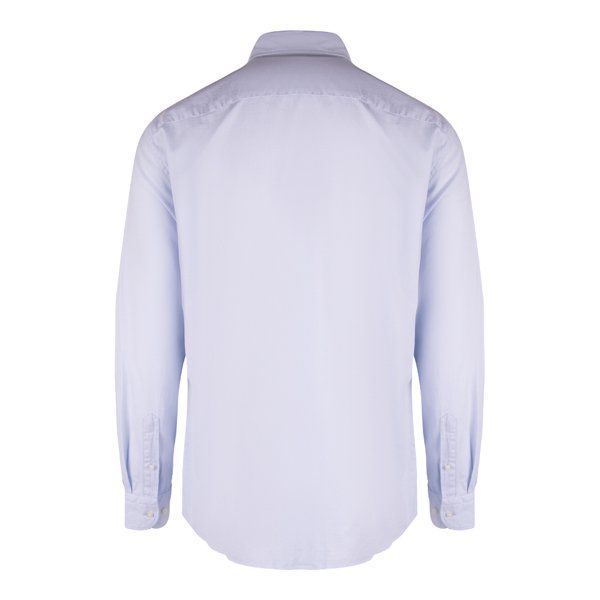 Mens Classic Blue/White Royal Oxford Slim Fit L/s Shirt