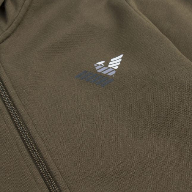 Boys Khaki Branded Eagle Hooded Tracksuit