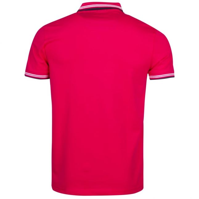 Athleisure Mens Bright Pink Paul Slim S/s Polo Shirt