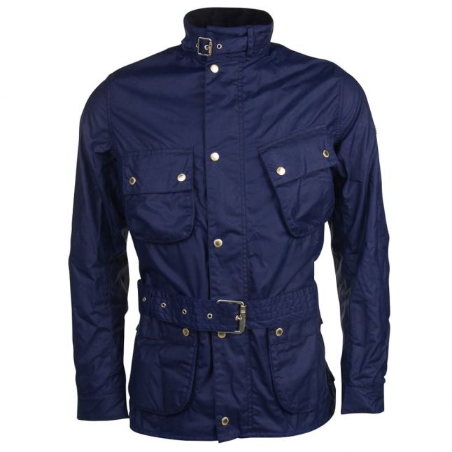 Mens Indigo Gauging Waxed Jacket