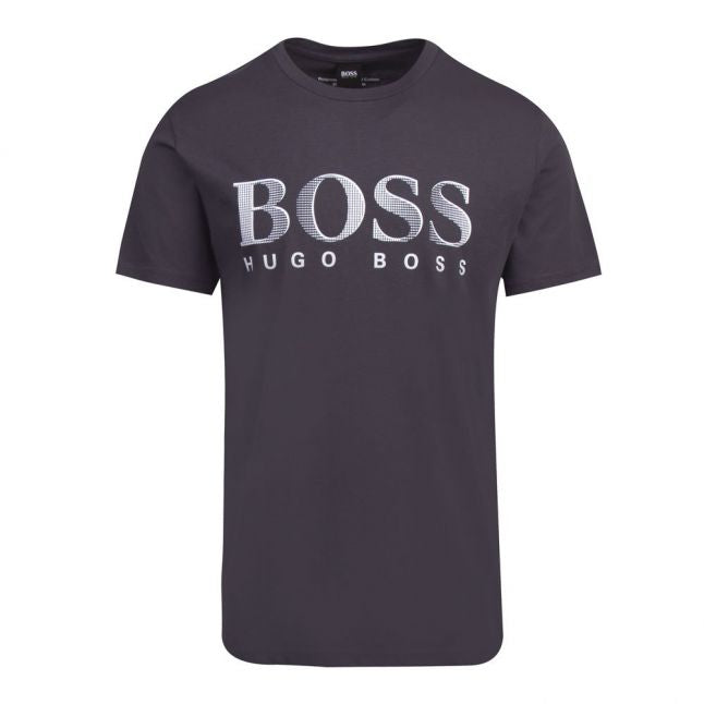 Mens Dark Grey Beach Regular Fit S/s T Shirt