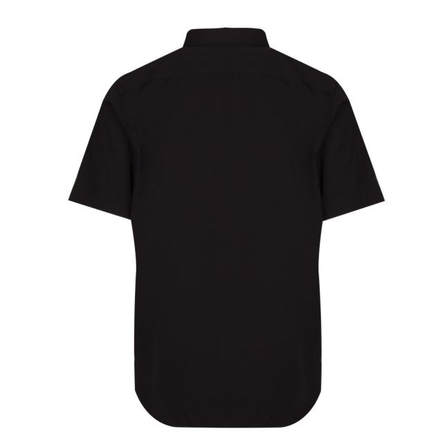 Mens Black Ekilio Straight Fit S/s Shirt