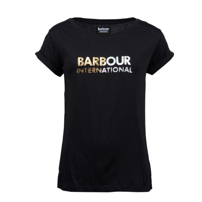 Womens Black Doran S/s T Shirt