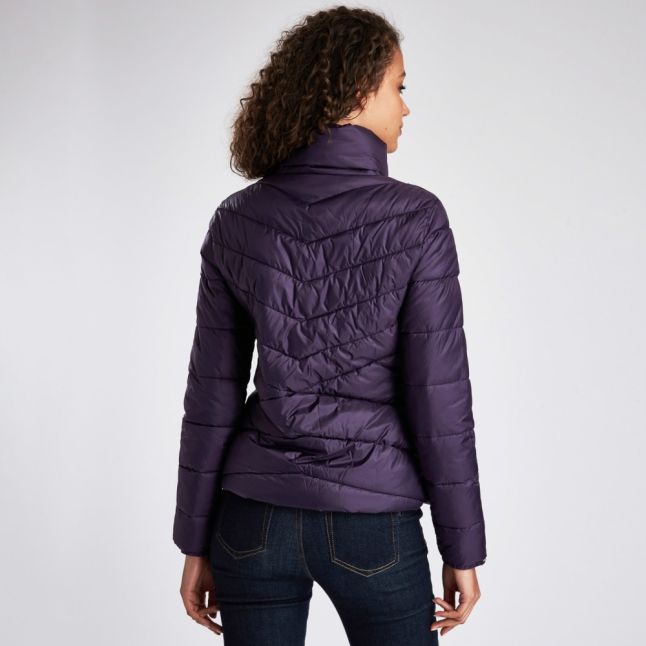 Womens Tempest Purple Dual Quilted Jacket