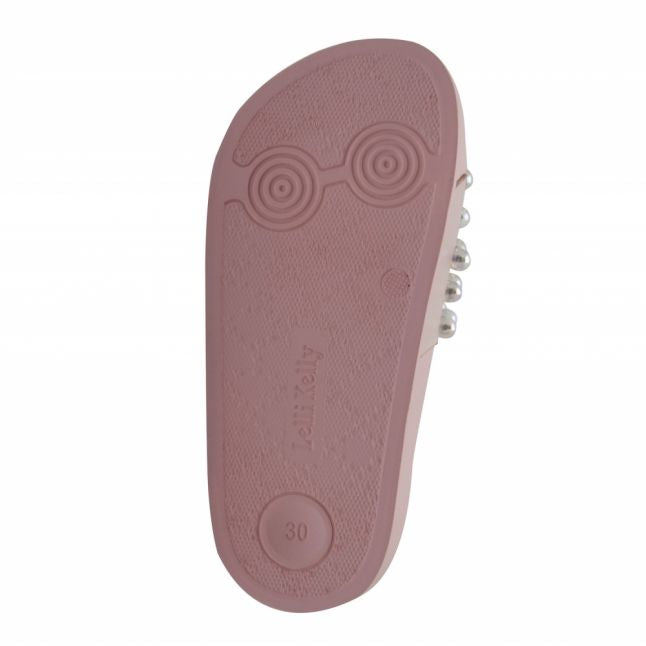 Girls Pink Vittoria Slides (28-39)