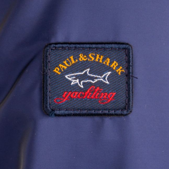 Paul & Shark Mens Navy Woven Shark Fit Jacket