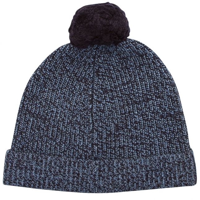 Boys Navy Blue Knitted Bobble Hat