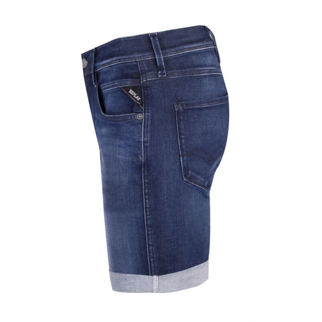 Mens Dark Blue Hyperflex Denim Shorts