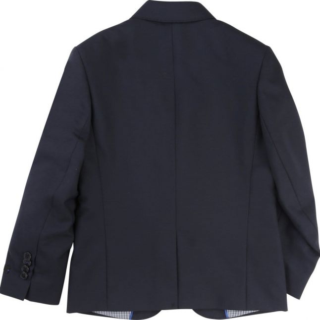 Boys Navy Branded Blazer