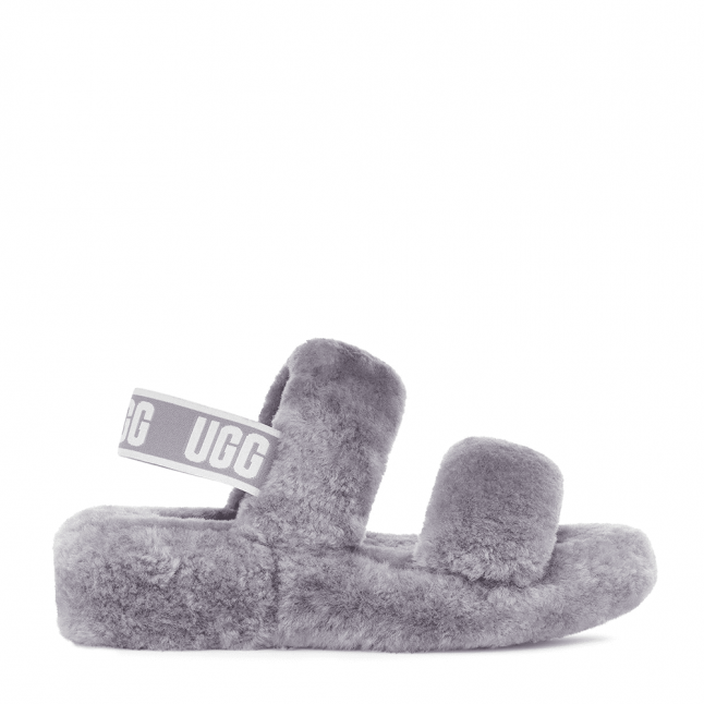 Womens Soft Amethyst UGG Slippers Oh Yeah Slide