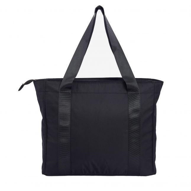 Womens Black Qualify Tote Bag