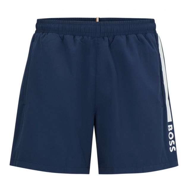 Mens Navy Dolphin Swim Shorts