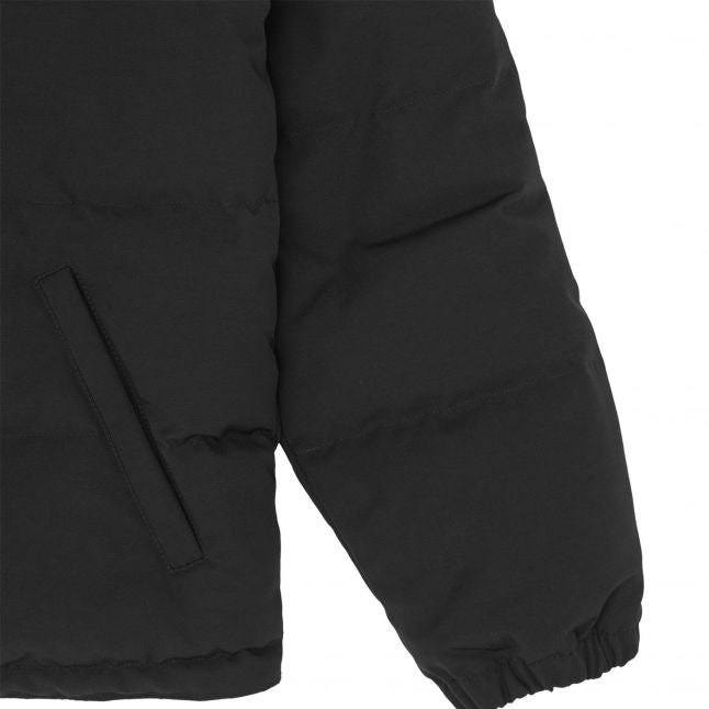 Mens Black Mascot Padded Jacket