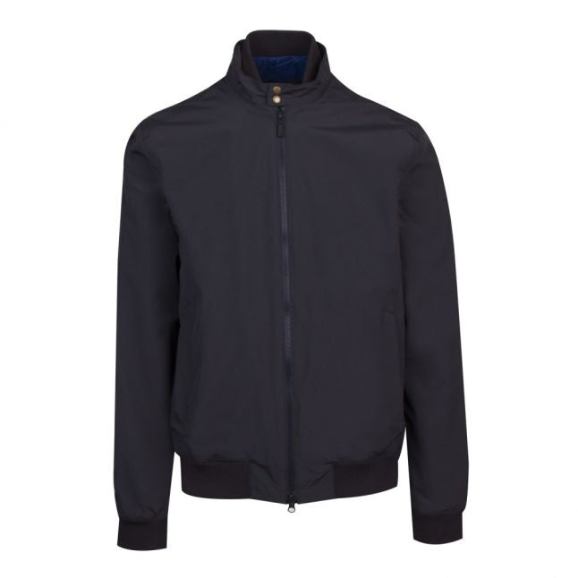 Mens Navy Runnel Waterproof Breathable Jacket