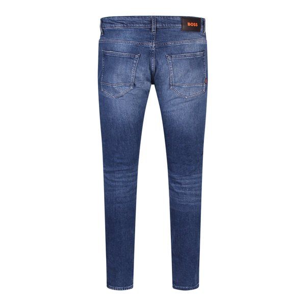 Mens Dark Blue Delaware BC-L-C Slim Jeans