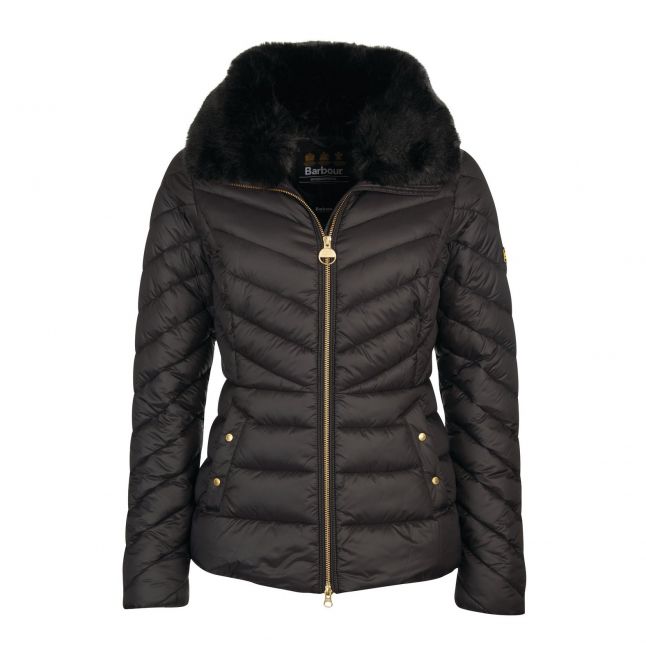 Womens Black Simoncelli Quilted Jacket