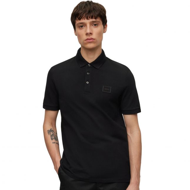 Mens Black Dereso_C S/s Polo