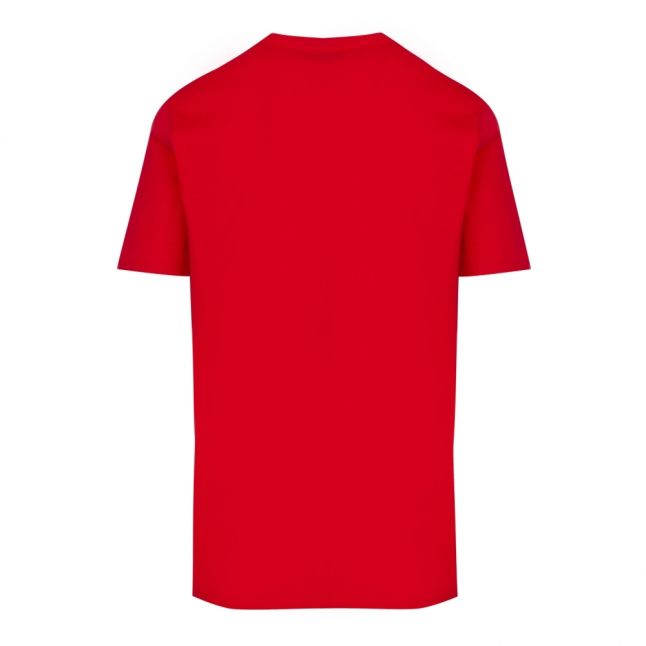 Casual Mens Bright Red Tales S/s T Shirt