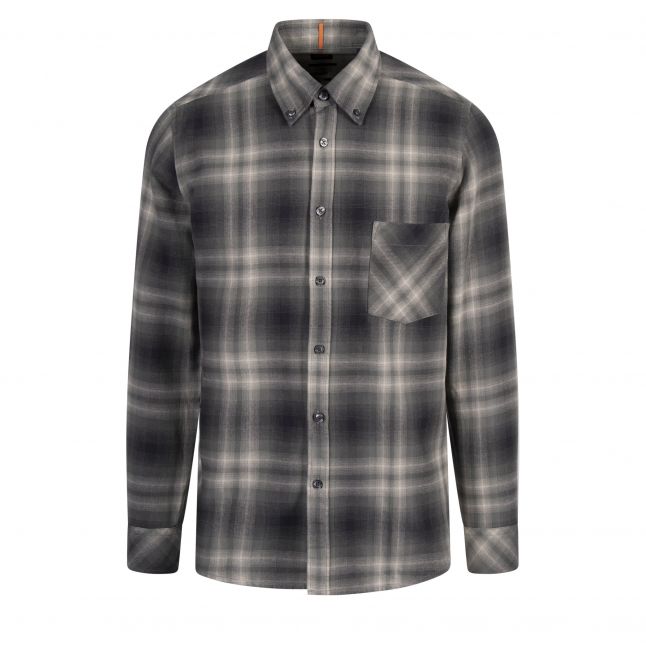 Mens Grey Rickert_M Check L/s Shirt