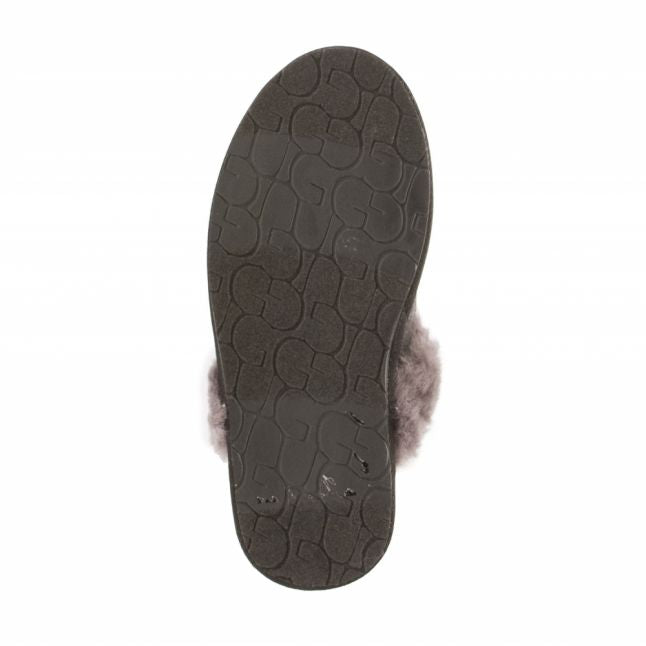 Womens Black Scuffette II Sparkle Slippers