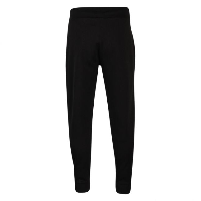 Mens Black/White Fashion College Sweat Pants