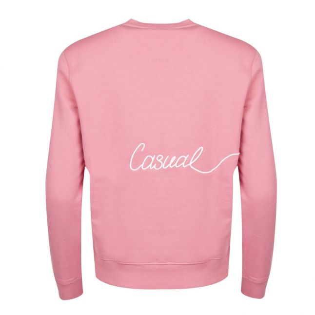 Casual Womens Medium Pink Tacasual Logo Sweat Top