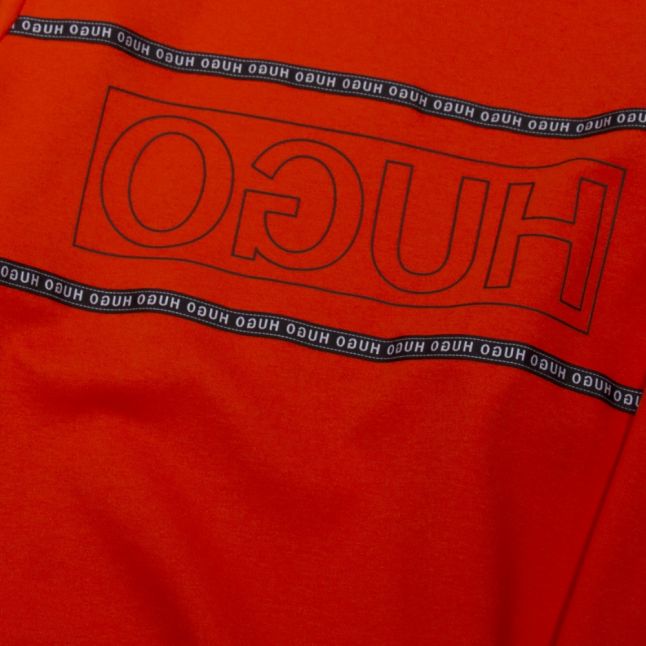 Mens Dark Orange Dicago193 Crew Sweat Top