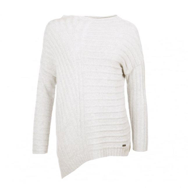 Lifestyle Womens Ice White Annfield Knitted Jumper