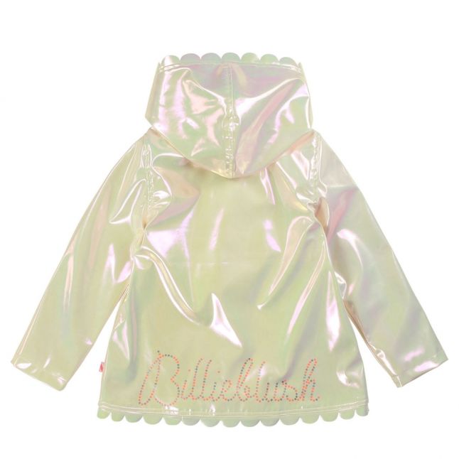 Girls Pearl Scalloped Edge Rain Coat