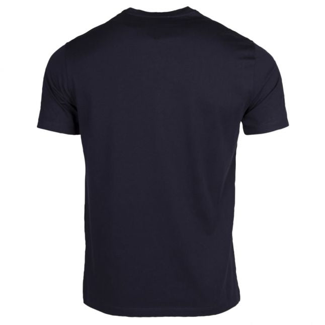 Mens Navy Embellished Eagle S/s T Shirt