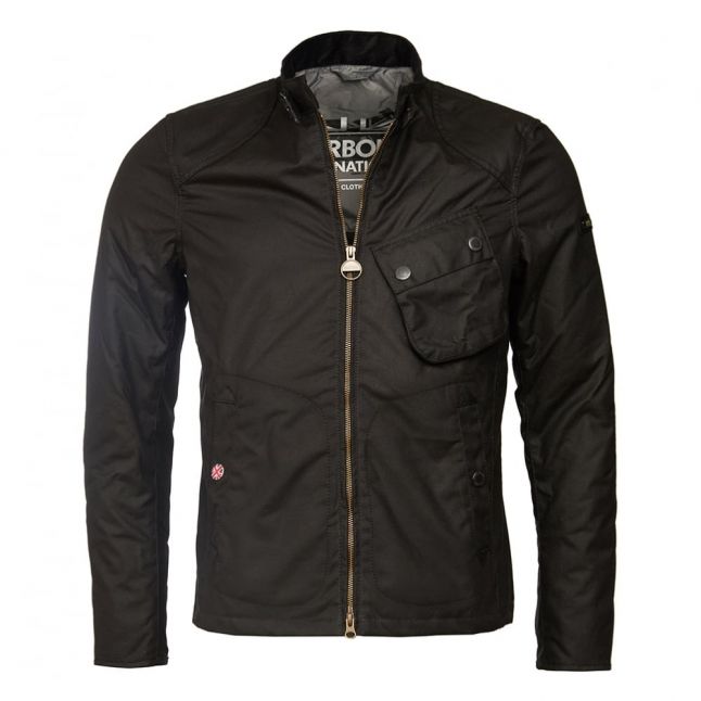 Mens Black Legion Waxed Jacket