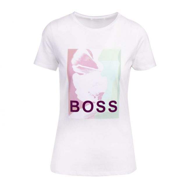 BOSS Casual Womens White Tefave S/s T Shirt