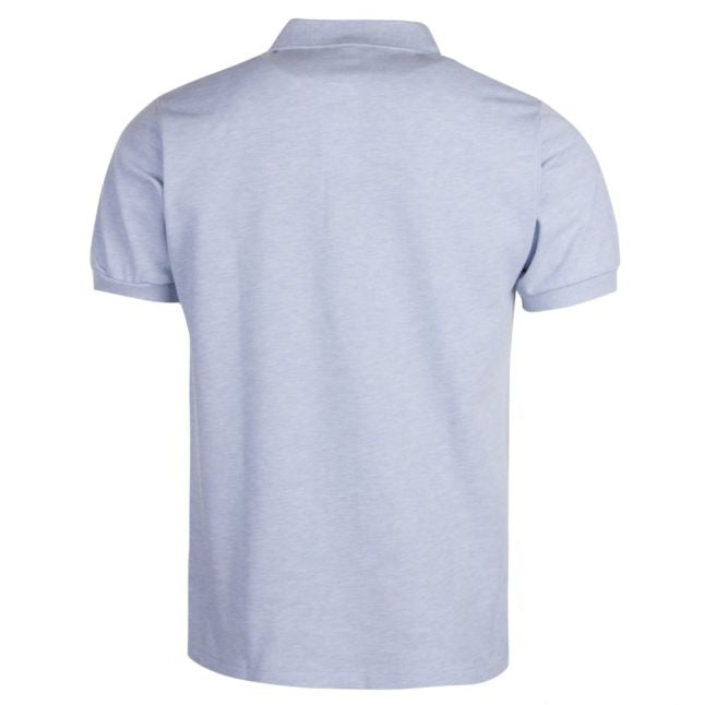 Mens Blue Chine Classic Marl S/s Polo Shirt