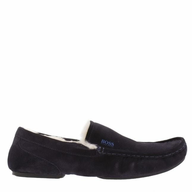 Mens Dark Blue Relax_Mocc Slippers