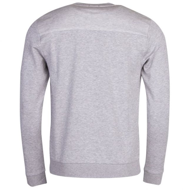 Athleisure Mens Light Grey Salbo Crew Sweat Top