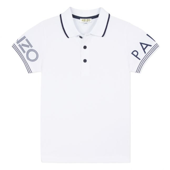 Junior Optic White Logo S/s Polo Shirt