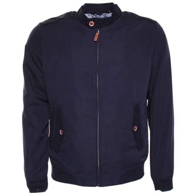 Mens Navy Keendry Bomber Jacket