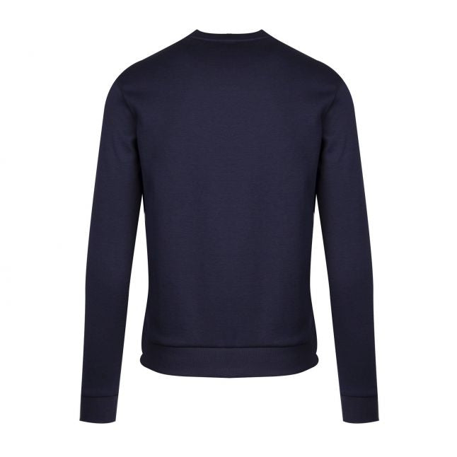 Athleisure Mens Navy/White Salbo Crew Sweat Top