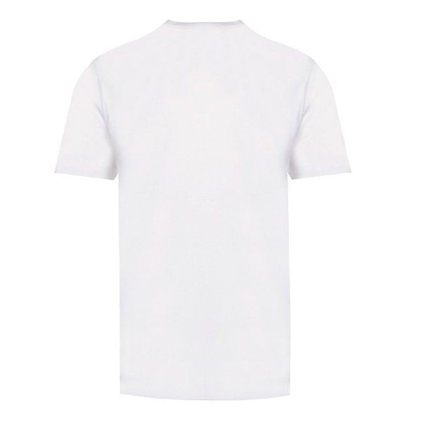 Mens White Tee 4 S/s T Shirt