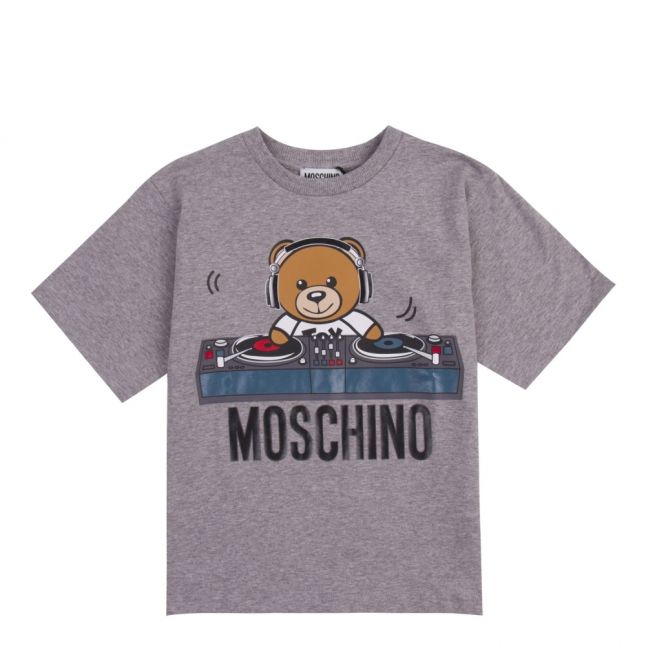 Boys Grey Melange Toy DJ S/s T Shirt