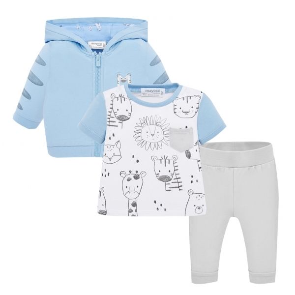 Baby Blue Bay Animal 3 Piece Tracksuit