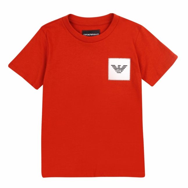 Boys Terracotta Logo Patch S/s T Shirt