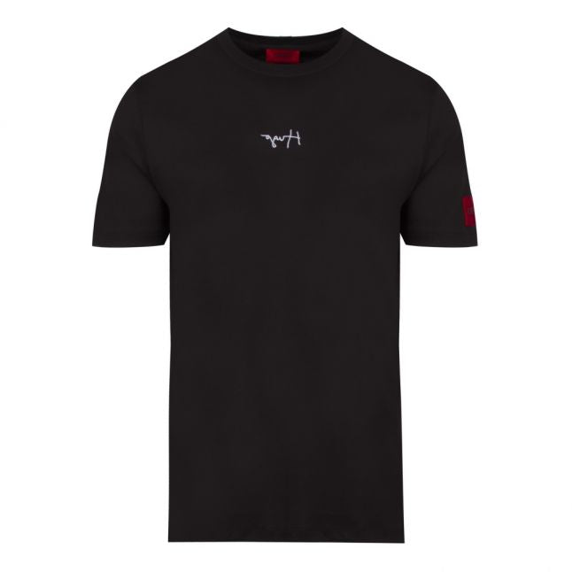 Mens Black Durned201 Centre Logo S/s T Shirt