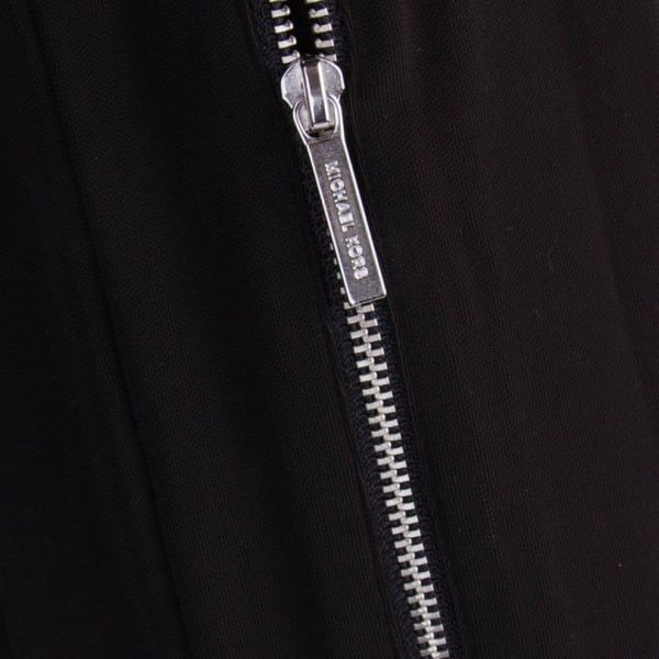 Womens Black Zip Pocket Track Pants