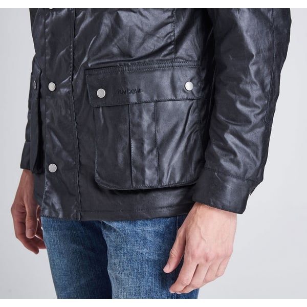 Mens Black Duke Waxed Jacket