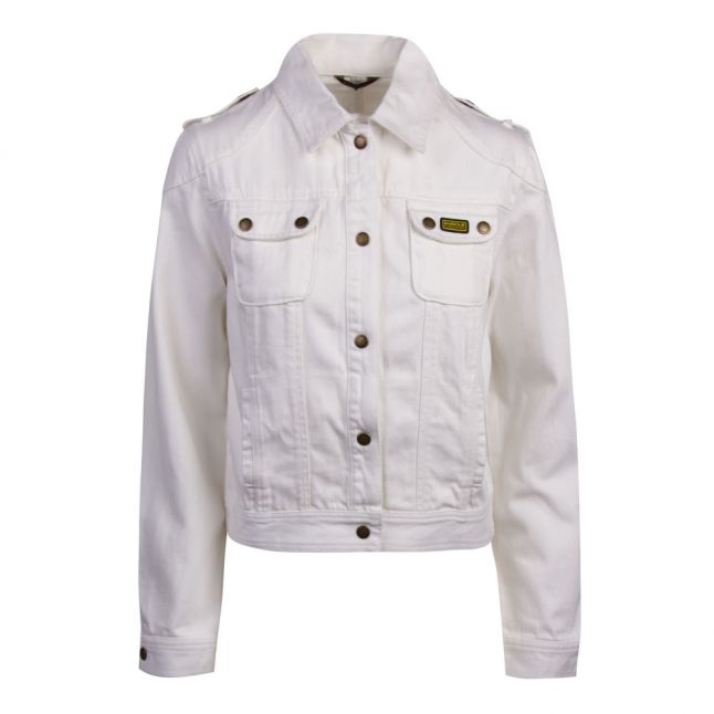 Womens White Durness Denim Jacket