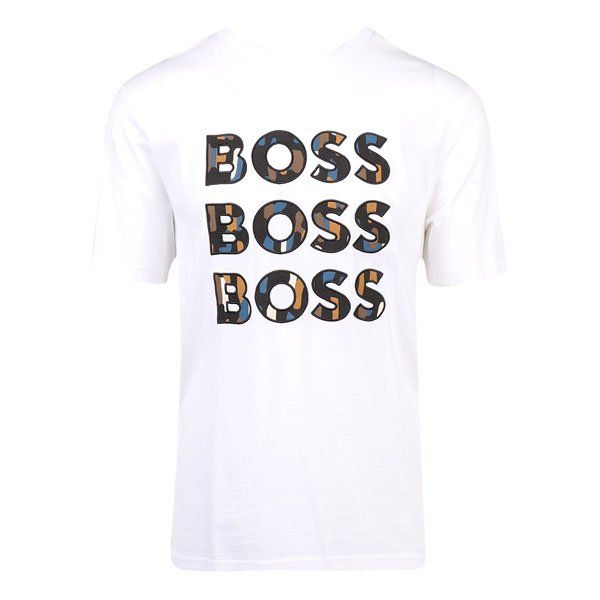 Mens White Teelogofun S/s T Shirt