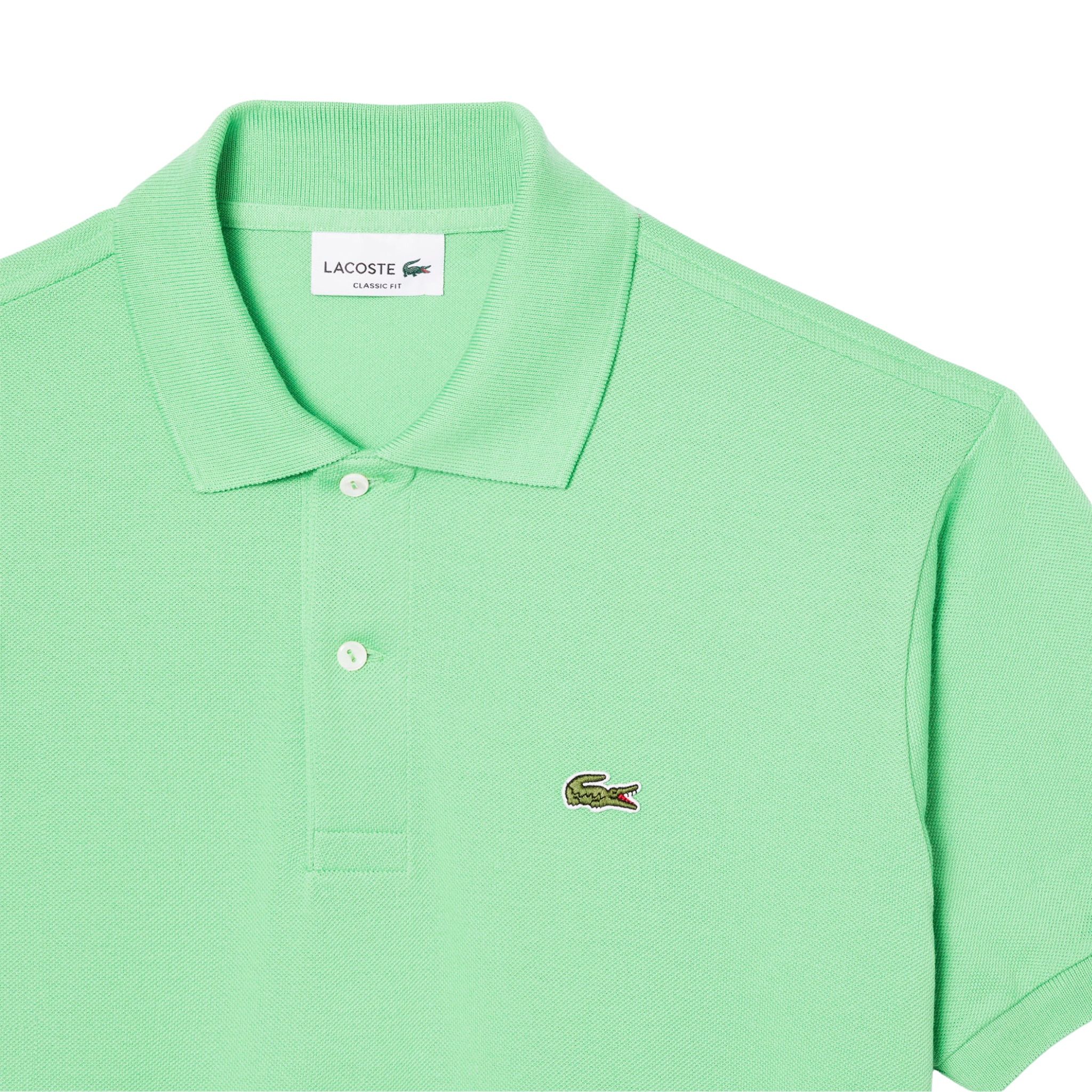 Mens Lacoste Lime Original L.12.12 S/s Polo Shirt